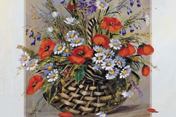 Afbeelding van Katharina Schoettler - Blooming Basket - 50x60 cm.