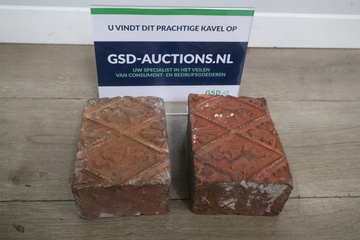 Afbeelding van Antieke haardstenen 2 stuks