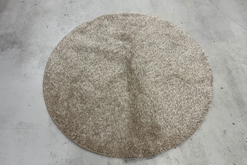 Afbeelding van vloerkleed galaxy 120x120 beige rond