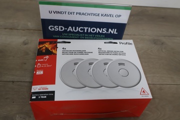 Afbeelding van Set van 4 Rookmelders - Profile