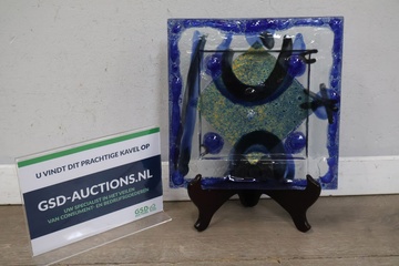 Afbeelding van Vierkant Glazen Sierbord