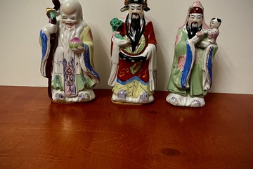 Afbeelding van Chinese God genaamd 'Fuk Luk Sau'