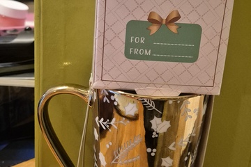 Afbeelding van hot chocolate mix met mok