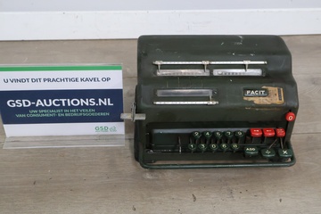 Afbeelding van Vintage Mechanische Rekenmachine