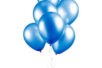 Afbeelding van Ballonnen – 25st – metallic blauw – Ø12.7cm