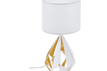 Afbeelding van EGLO Carlton 5 Tafellamp - Wit en Goud