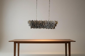 Afbeelding van Kroonluchter smok kristallen 8x14E (nieuwe in doos)