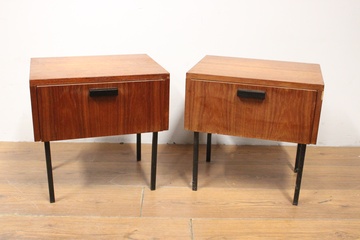 Afbeelding van Set van 2 Vintage Nachtkastjes - Jaren '60