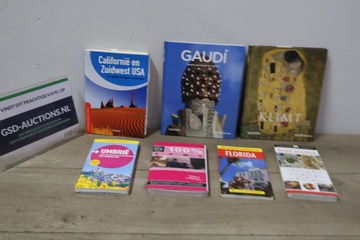 Afbeelding van Mix van reisgidsen en kunstboeken 7 stuks'