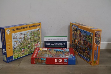 Afbeelding van Set van 3 Legpuzzels