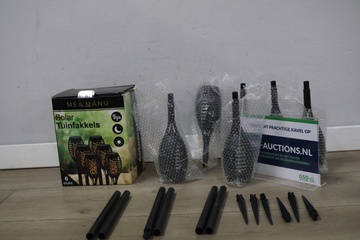 Afbeelding van Solar tuinfakkels 6 stuks van Mea Manu