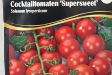 Afbeelding van 2 zakjes zaadjes voor cocktail tomaat supersweet 31-12