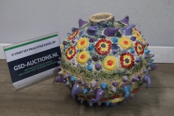 Afbeelding van Vintage Kleurrijke Des Pots Vaas