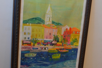 Afbeelding van Ingelijste poster van de Franse Nationale Spoorwegen