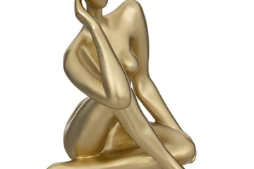 Afbeelding van gouden halsband vrouwenbeeld h25, Nieuwe product