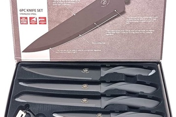 Afbeelding van Royal Swiss Messenset - Zwart - RS-9280 - 6-delig