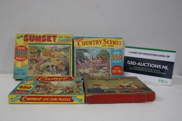 Afbeelding van Mix van 4 Vintage Legpuzzels'