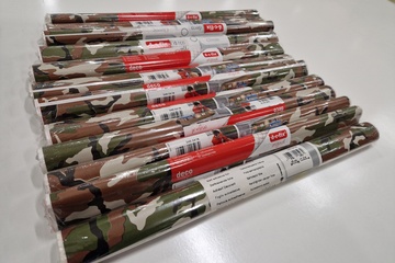Afbeelding van 12 rollen DC-Fix zelfklevende decoratiefolie camouflage  