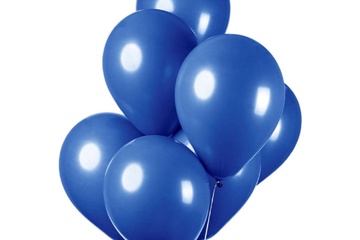 Afbeelding van Ballonnen – 5x 10st – donkerblauw – ø30cm