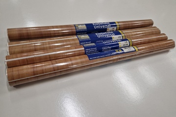 Afbeelding van 4 rollen alkor zelfklevende decoratiefolie hout 