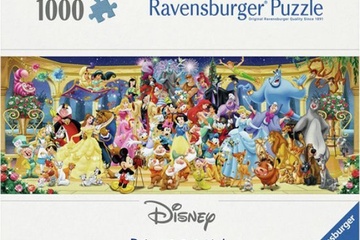 Afbeelding van Ravensburger puzzel Disney groepsfoto-1000 stukjes panorama