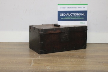 Afbeelding van Brocante Houten Dranken-Reiskist