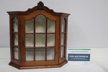 Afbeelding van Vintage Vitrine-Wandkastje'