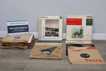 Afbeelding van Stapel Vintage Vinyl/Bakeliet