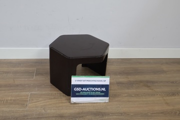 Afbeelding van Vintage Bruine Bijzettafel van Form+Life door Peter Ghyczy