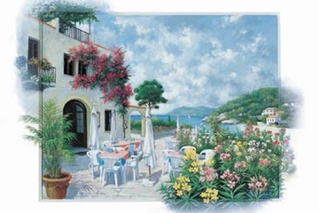 Afbeelding van Peter Motz - Ocean terrace - Afm: 50x60 cm