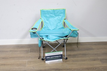Afbeelding van Lichtblauwe Inklapbare Campingstoel