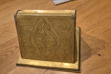 Afbeelding van Vintage messing sigarettenhouder – jaren 60/70