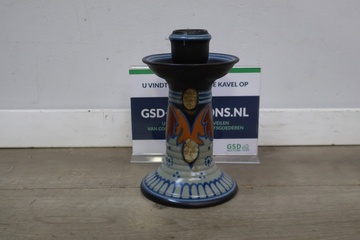 Afbeelding van Antiek Gouda Holland Kandelaar