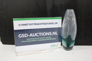 Afbeelding van Vintage Glazen Tortula Vaas door Floris Meydam