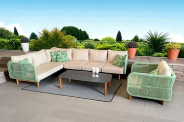 Afbeelding van HUG loungeset Champagne  310*220*90*h75cm -nieuw in doos