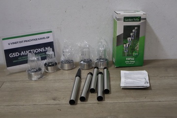 Afbeelding van Garden Time topaz solarlampen 5 stuks