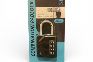 Afbeelding van 3xHangslot cijfers 46mm