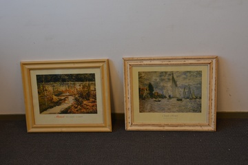 Afbeelding van 2 Ingelijste artprints, v Manet en Monet