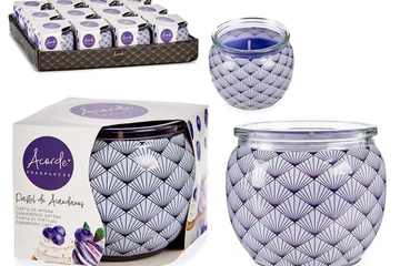 Afbeelding van Bosbessentaart kristal geurkaars 3 stuks