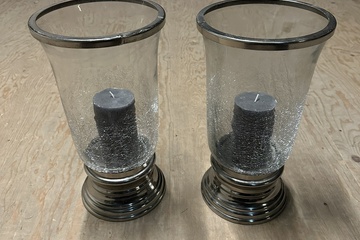 Afbeelding van 198. Kaarsenhouders groot, 2 stuks