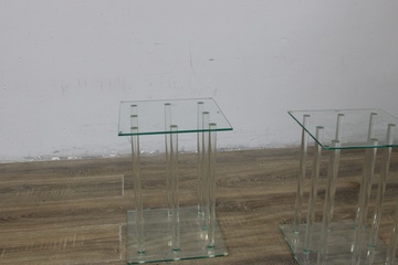 Afbeelding van Set van 2 Glazen CD-rekken'