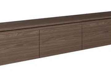 Afbeelding van TV-meubel Kate zwevend 200cm - donkerbruin