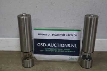 Afbeelding van Electrische peper en zoutmolens 2 stuks