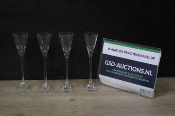 Afbeelding van Set van 4 Champagne Glazen