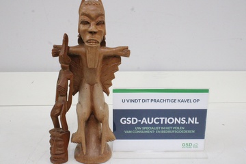 Afbeelding van Ghanees Houten Sasabonsam Sculptuur