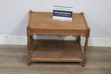 Afbeelding van Vintage 2-Laags Brocante Bijzettafel