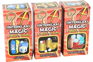 Afbeelding van 3x Goocheldoos -3verschillende trucs