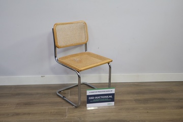 Afbeelding van Vintage Cesca stoel ontworpen door Marcel Breuer