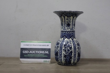 Afbeelding van Vintage Delftsblauwe Royal Sphinx Vaas door Boch