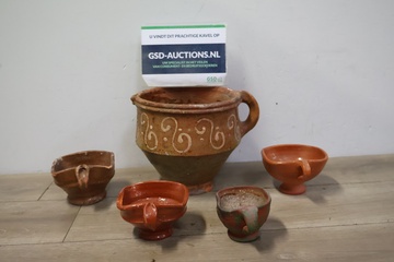 Afbeelding van Vintage Aardewerk Kommen'